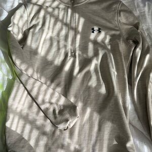 Under Armour Light Tan Quarter-Zip Top